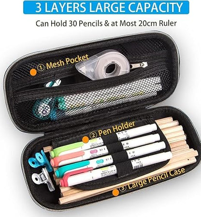 Minecraft Pencil Case - Large Capacity Anime Stationery Pouch | Durable Waterproof Geometry Box for Kids, Boys, Girls | School, Travel & Gift Organizer - Buy 1 get 2 free